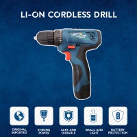 EYUGA Li-on Cordless Drill 12v