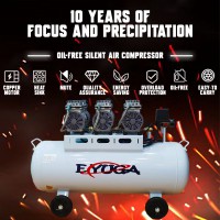 EYUGA Oil Free Air Compressor 100 L