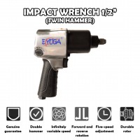 EYUGA Impact  Wrench 1/2" Twin Hammer