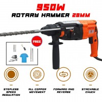 OKIYIO 3 In 1 Rotary Hammer 28mm 950w