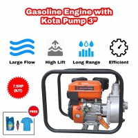 OKIYIO Gasoline Engine 7.5HP Complete Set With 3" Pump Kit