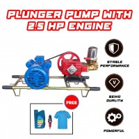 OKIYIO Power Sprayer / Plunger Pump c/w EYUGA Single Phase Motor 2.5HP